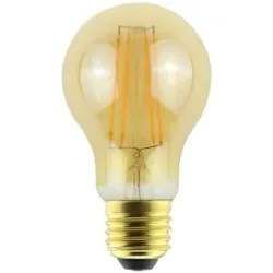 HOFTRONIC LED-Glühlampen E27 - 9 Watt 950 Lumen - A60 - 2200K Warmweißes Licht - Dimmbar - Bernsteinfarbenes Glas