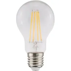 HOFTRONIC E27 LED-Glühlampe A60 - Energieeffizienzklasse A - 5 Watt - 1055 Lumen - 2700K Warmweiß - Transparentes Glas