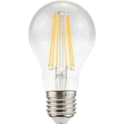 HOFTRONIC E27 LED-Glühlampe A60 - Energieeffizienzklasse A - 7,5 Watt - 1521 Lumen - 2700K Warmweiß - Transparentes Glas