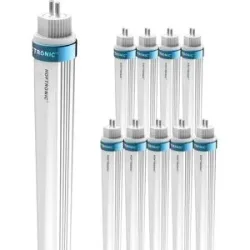 HOFTRONIC 10x LED Röhre 115cm - T5 G5 - 18 Watt 2520 Lumen (140lm/W) - 6000K tageslichtweiß - Flimmerfrei - Ersetzt 65W (65W/860) - Aluminiumröhre - LED Leuchtstoffröhre