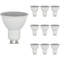 V-TAC 10x GU10 LED Spot - 4,5 Watt 400 Lumen - 4000K neutralweiß - Ersetzt 35 Watt - GU10 Fassung - LED Reflektor - Universalfassung