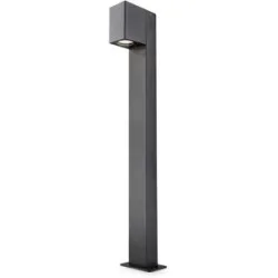 HOFTRONIC Marion LED-Sockellampe für den Außenbereich Schwarz - 100 cm - Wegbeleuchtung - GU10-Fassung - Max. 7W - IP65 Wasserdicht