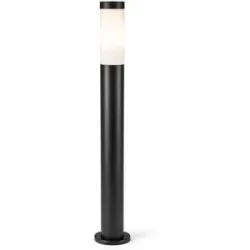 HOFTRONIC Dally LED-Sockellampe Schwarz L - E27-Fassung - IP44 Waterproof - 110 cm - Gartenbeleuchtung - Wegbeleuchtung