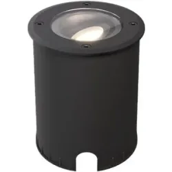 HOFTRONIC Lilly LED Bodenstrahler Dimmbar - Schwenkbar - Befahrbar - Rund - 4000K neutralweiß - IP67 wasserdicht - 3 Jahre Garantie - Schwarz