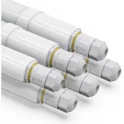 HOFTRONIC, HOFTRONIC 6er-Set ? R-Serie Pro ? LED-Feuchtraumleuchte 120 cm ? IP65 wasserdicht ? 36 Watt ? 5040 Lumen ? 6500 K ? Verknüpfbar ? IK07 ? Flimmerfrei ? R-Serie Tri-Proof ? 2 Jahre Garantie