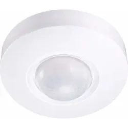 HOFTRONIC PIR-Bewegungsmelder mit Dämmerungssensor - 360° - 80 mm bei Einbau - Reichweite bis zu 11 m links & rechts - Montagehöhe 2,2 bis 4 m - IP44 - Maximal 1000 W
