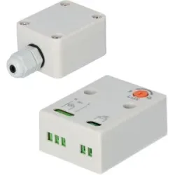 HOFTRONIC Dämmerungsschalter - 3-100 Lux - Einstellbar - IP65 wasserdicht für außen - Tageslichtsensor