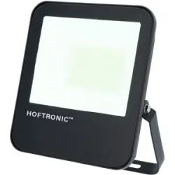 HOFTRONIC Luxor LED Fluter - 50 Watt 8000 Lumen (160lm/W) - Blendfrei - IK06 - 6400K tageslichtweiß - IP65 wasserdicht - LED Scheinwerfer