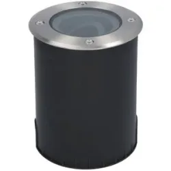 HOFTRONIC Lilly LED Bodeneinbaustrahler außen - Dimmbar - Schwenkbar - GU10 Fassung - Rund - IK10 - Bodenstrahler - Auffahrt - Edelstahl - IP67 wasserdicht - Auffahrt