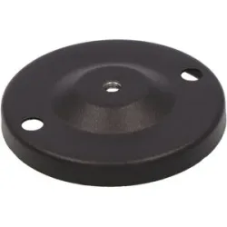 HOFTRONIC Wandplatte für Renzo und Lenzo LED Gartenstrahler mit Erdspieß- Geeignet für die 5 und 10 Watt Versionen - Schwarz