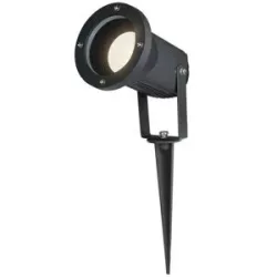 HOFTRONIC LED Gartenstrahler mit Erdspieß - Dimmbar - Schwenkbar - 4000K neutralweiß - 4W 345lm - IP65 - Wasserdicht - Schwarz - Gartenstrahler - Gartenbeleuchtung - Wegbeleuchtung