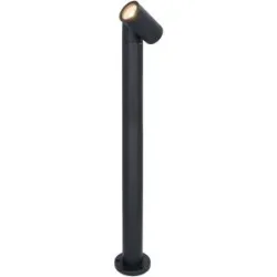 HOFTRONIC Amy LED Sockellampe - 60cm - 4W 345lm - Schwenkbar - IP65 Wasserdicht - 2700K warmweiß - Außenlampe - Wegeleuchte - Schwarz
