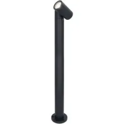 HOFTRONIC Amy LED Sockellampe - 60cm - 4W 345lm - Schwenkbar - IP64 Wasserdicht - 6500K tageslichtweiß - Außenlampe - Wegeleuchte - Schwarz