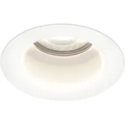 HOFTRONIC Mari LED Einbaustrahler - 4W 345lm - 6500K tageslichtweiß - GU10 - Dimmbar - Rund - IP64 Wasserdicht - Weiß - Blendfrei