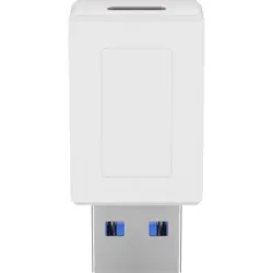 Goobay USB 3.2 GEN 1 (USB 3.0) Adapter - USB-C auf USB-A - 5Gbit/s - USB-Adaptermodell - Weiß
