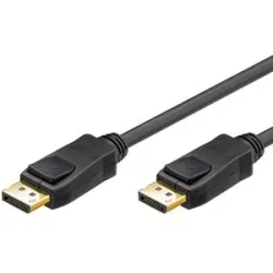 Goobay Displayport-Kabel High Speed 1.2 - 4K & 3D - 2 Meter - Schwarz