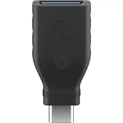 Goobay, Goobay USB 3.2 GEN 1 (USB 3.0) Adapter - USB-C auf USB-A - 5Gbit/s - USB-Adapter - Schwarz
