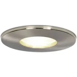 HOFTRONIC Vegas LED-Einbaustrahler - Dimmbar - 4 Watt 4000K neutralweiß - GU10 Fassung - IP44 spritzwassergeschützt - Aluminium - Für Innen, Außen und Badezimmer