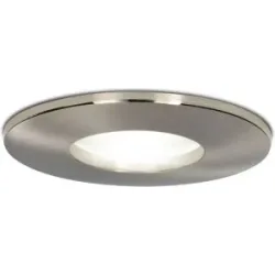 HOFTRONIC Vegas LED-Einbaustrahler - Dimmbar - 4 Watt 6500K tageslichtweiß - GU10 Fassung - IP44 spritzwassergeschützt - Aluminium - Für Innen, Außen und Badezimmer