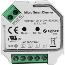 HOFTRONIC Zigbee Mini LED Dimmer/Empfänger - Drahtlos - bis zu 400 Watt - Kein Neutral