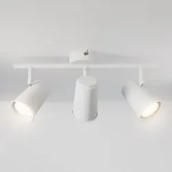 HOFTRONIC Riga - LED Deckenleuchte - 3 Flammig - 12 Watt 1035 Lumen - Schwenkbar - 4000K neutralweiß - GU10 - Dimmable - IP20 für Innenbereich - Weiß