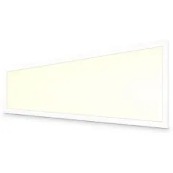 HOFTRONIC LED-Panel - 30x120 cm - 36 Watt 4320 Lumen (120lm/W) - 3000K warmweiß - Flimmerfrei - UGR22 - IP20 für den Innenbereich - 50.000 Leuchtstunden