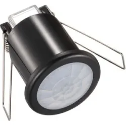 HOFTRONIC PIR-Bewegungssensor und Dämmerungsschalter - 360° - Aufputzmontage - 8 Meter Reichweite - Max. 400 Watt - Schwarz