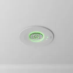 HOFTRONIC Mirian - LED Notbeleuchtung Einbaustrahler Weiß - IP20 für Innenräume - 1,2 Watt 130 Lumen - 3 Stunden Notstromakku - Notstromakku Deckenstrahler - Autotestfunktion