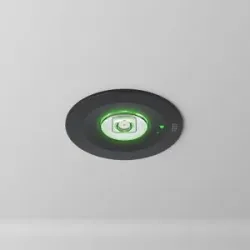 HOFTRONIC Mirian - LED Notbeleuchtung Einbaustrahler Schwarz - IP20 für Innenräume - 1,2 Watt 130 Lumen - 3 Stunden Notstromakku - Notstromakku Deckenstrahler - Autotestfunktion