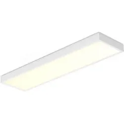 HOFTRONIC Aufputz LED Panel - 120x30 cm - 36 Watt - 4860lm (135lm/W) - 3000K warmweiß - Flimmerfrei - UGR22 - 5 Jahre Garantie