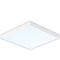 HOFTRONIC Aufputz LED Panel - 60x60 cm - 36 Watt - 4860lm (135lm/W) - 6500K tageslichtweiß - 1-10V Dimmbar - Flimmerfrei - UGR22 - 5 Jahre Garantie