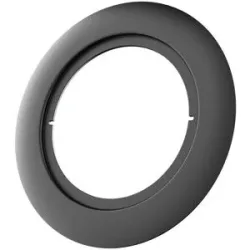 HOFTRONIC Abdeckring für Lugo LED Einbaustrahler - 123 mm - Schwarz