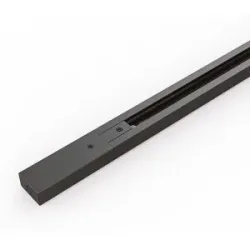 HOFTRONIC Taros - 1-Phasen Stromschiene 1,5 m - Schwarz - 3 Jahre Garantie - inkl. Adapter und Endkappe