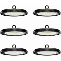 HOFTRONIC 6er-Set - UFO LED High Bay Eris - 200 Watt - 28.000 Lumen - 4000 K - 140l m/W - IK08 - IP65