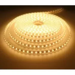HOFTRONIC Flex60 LED Streifen 10 Meter - 3000K warmweiß - IP65 wasserdicht - Außen & Innen - 60 LEDs/m - 80 Watt 7000 Lumen - Pro Meter kürzbar - Dimmbar