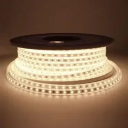 HOFTRONIC Flex60 LED Streifen 50 Meter - 4000K neutralweißes Licht - IP65 wasserdicht - Außen & Innen - 60 LEDs/m - 320 Watt 35.000 Lumen - Pro Meter kürzbar - Dimmbar