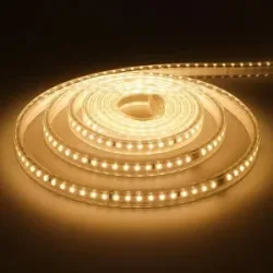 HOFTRONIC Flex120 LED Streifen 2 Meter - 3000K warmweiß - IP65 wasserdicht - Außen & Innen - 120 LEDs/m - 20 Watt 1680 Lumen - Pro Meter kürzbar - Dimmbar
