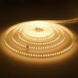 HOFTRONIC Flex120 LED Streifen 5 Meter - 3000K warmweiß - IP65 wasserdicht - Außen & Innen - 120 LEDs/m - 50 Watt 4200 Lumen - Pro Meter kürzbar - Dimmbar