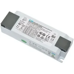 HOFTRONIC Dimmbarer LED-Panel-Transformator - 40W - BOKE DALI-2 + pushDIM - 24-42V DC - 0,6-1,05A Konstantstrom - IP20 LED-Trafo für den Innenbereich
