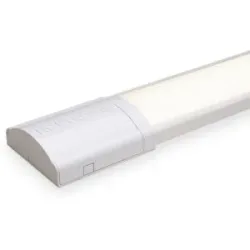 HOFTRONIC LED-Leiste 120 cm - 40 Watt 5600 Lumen (140 lm/W) - 4000K Neutralweiß - IP20 für den Innenbereich - Ultra Flach 2,9 cm - Flimmerfrei - LED Batten Werkstattbeleuchtung Unterbaubeleuchtung