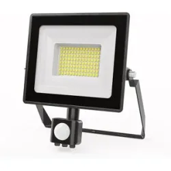 HOFTRONIC Stratos - LED Fluter mit Bewegungsmelder - 50 Watt 4270 Lumen - 4000K Neutralweißes Licht - IP65 Wasserdicht - 15cm Kabel