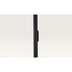 LUSENZ Wandleuchte Brenzo nero m ? Schwarzer Lichtstab im minimalistischen Design für den Innenbereich ? Ohne Leuchtmittel - Mini GU10 (MR11)