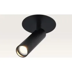 LUSENZ Einbaustrahler Mavion - G9-Fassung - 58 mm - 3W 300lm - 3000K - IP20 für Innenbereich ? Schwarz ? Mit Durchgangsverdrahtung