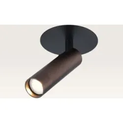 LUSENZ Einbaustrahler Mavion - G9-Fassung - 50 mm - 3W 300lm - 3000K - IP20 für Innenbereich ? Bronze ? Mit Durchgangsverdrahtung