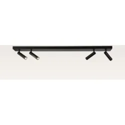 LUSENZ Deckenleuchte Taviro - G9-Fassung - 3W 300lm - 3000K - Schwarz - Minimalistisches Design ? IP20 für den Innenbereich