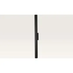 LUSENZ Wandleuchte Brenzo nero l ? Schwarzer Lichtstab im minimalistischen Design für den Innenbereich ? Ohne Leuchtmittel - Mini GU10 (MR11)