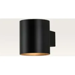LUSENZ Wandleuchte Pyxis nero ? G9-Fassung ? Zylinderförmig ? Minimalistisches Design ? IP20 für den Innenbereich
