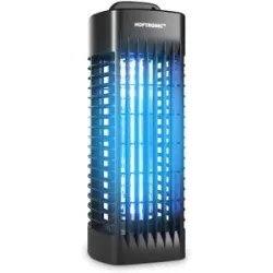 HOFTRONIC LED-Mückenlampe ? 4W ? UV-Insektenlampe ? 1200 V ? Geeignet für 30 m² ? IP20 für den Innenbereich ? Schwarz