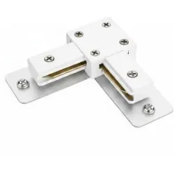HOFTRONIC Taros - L-Verbinder - 1-Phasen Stromschiene - Weiß - 3 Jahre Garantie