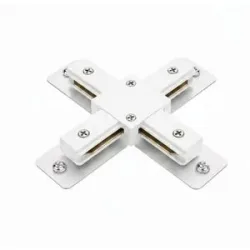 HOFTRONIC Taros - X-Verbinder - 1-Phasen Stromschiene - Weiß - 3 Jahre Garantie